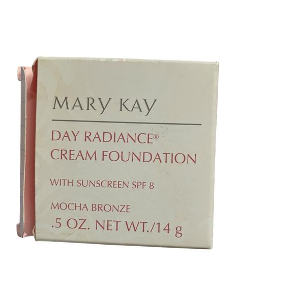 Mary Kay Day Radiance Cream Foundation  'Mocha Bronze' #6308 NEW IN BOX .5 oz - Picture 3 of 8